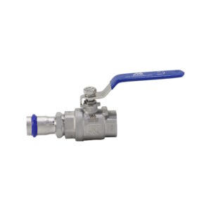 Locking Ball Valve with Female NPT and Press Fitting End